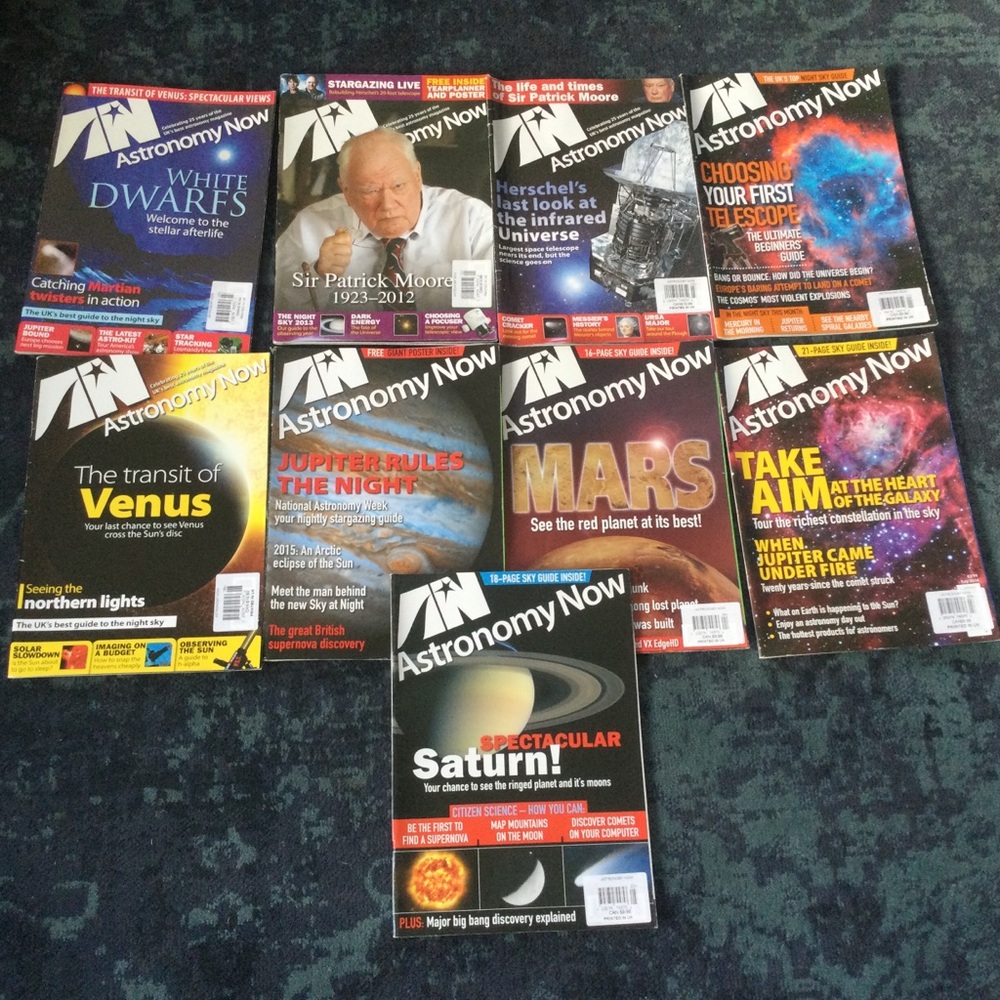 Astronomy Now Magazine Collection UK 2013 9 Magazines
